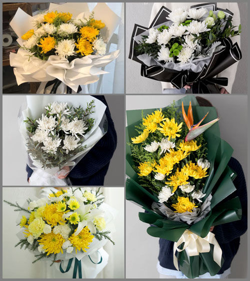 河南南阳邓州市汲滩镇柿庄村白事花束代送